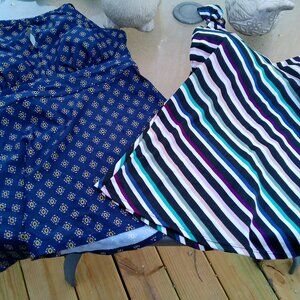 2 PIECE LOT OF SWIMSUIT TOP SEPARATES SIZE SMALL